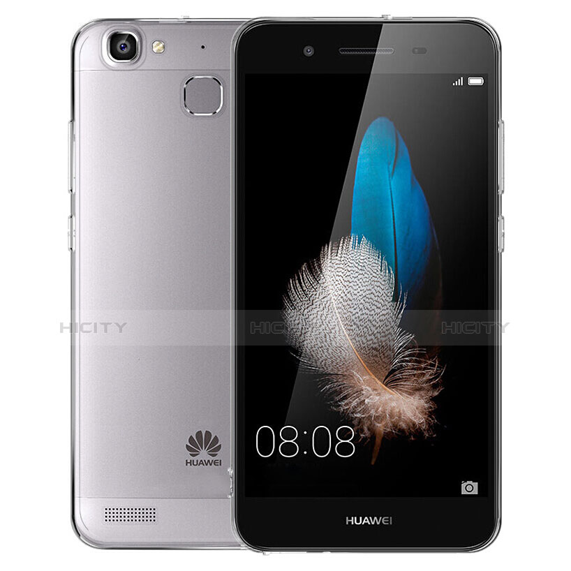 Funda Silicona Ultrafina Transparente T02 para Huawei Enjoy 5S Gris