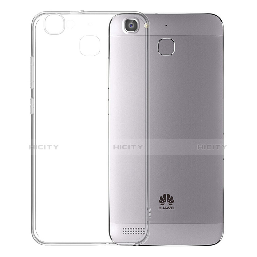 Funda Silicona Ultrafina Transparente T02 para Huawei Enjoy 5S Gris