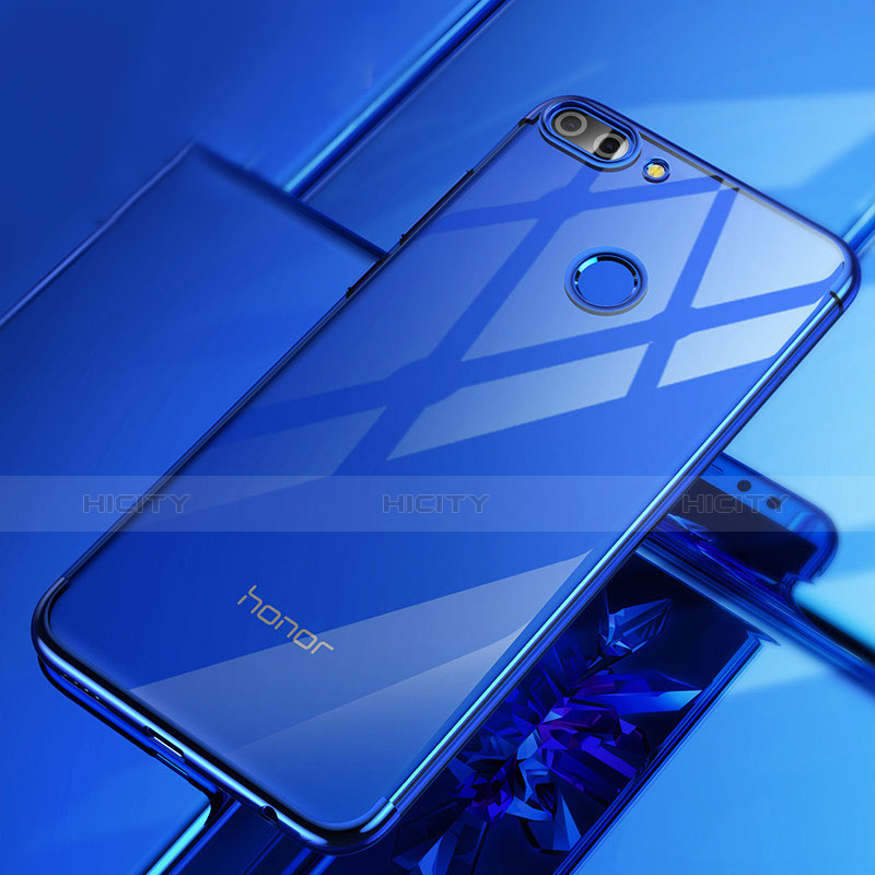 Funda Silicona Ultrafina Transparente T02 para Huawei Honor 9i Azul