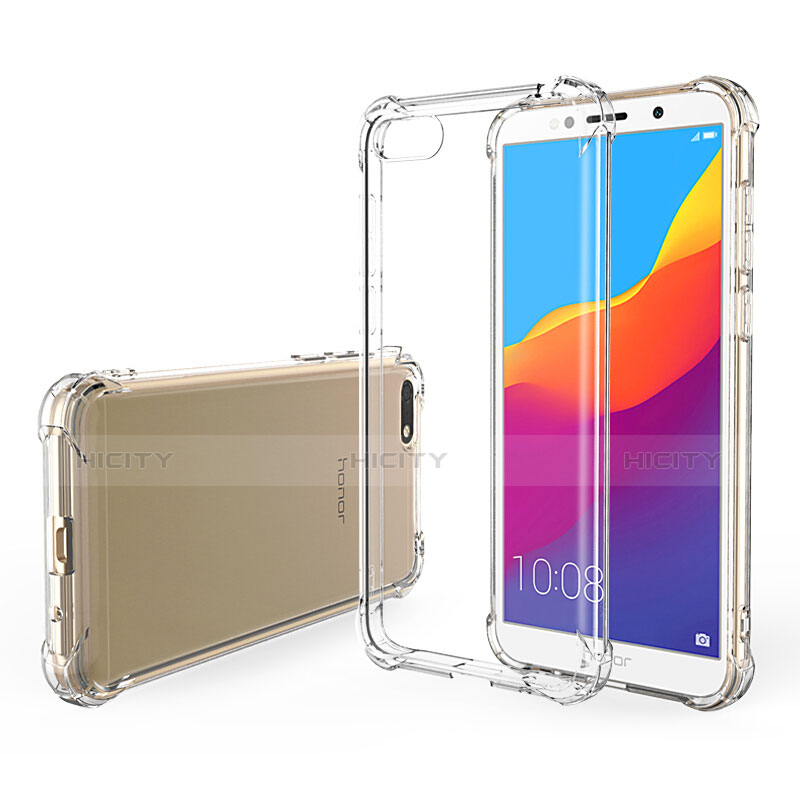 Funda Silicona Ultrafina Transparente T02 para Huawei Honor Play 7 Claro