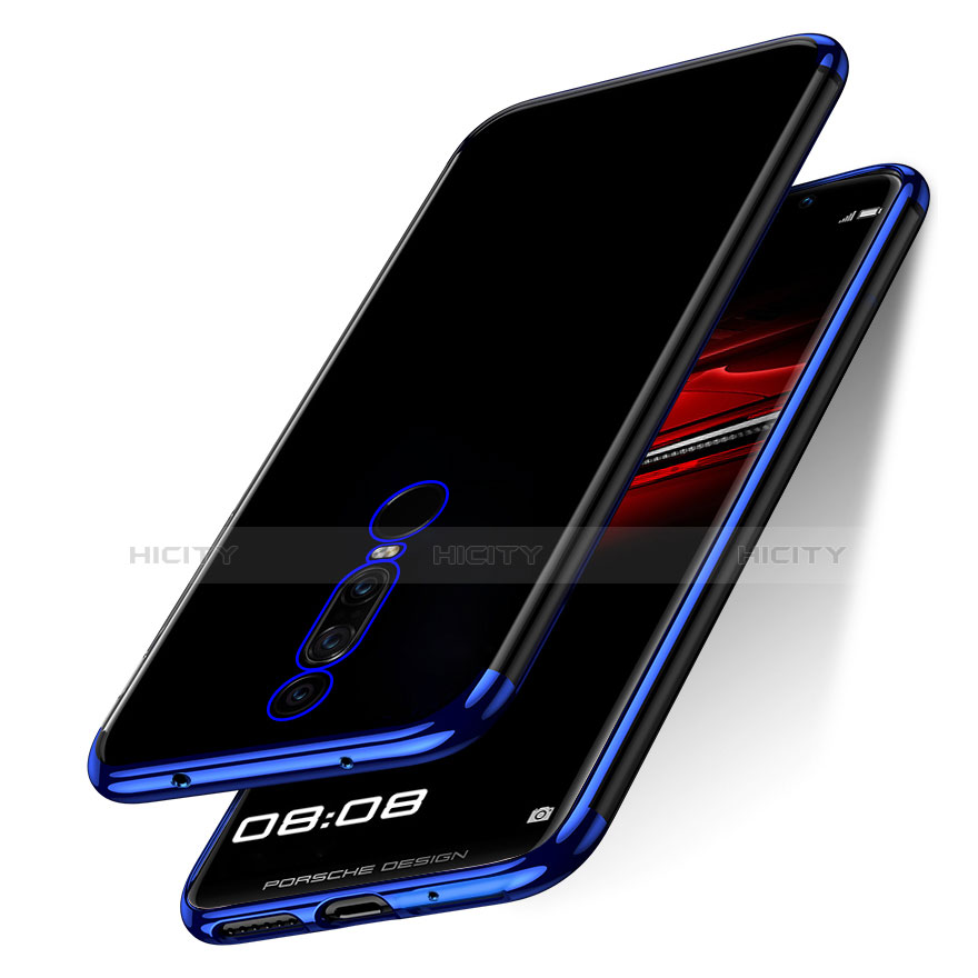 Funda Silicona Ultrafina Transparente T02 para Huawei Mate RS Azul