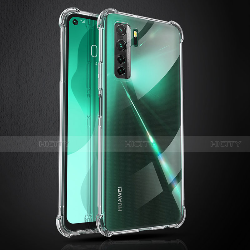 Funda Silicona Ultrafina Transparente T02 para Huawei Nova 7 SE 5G Claro