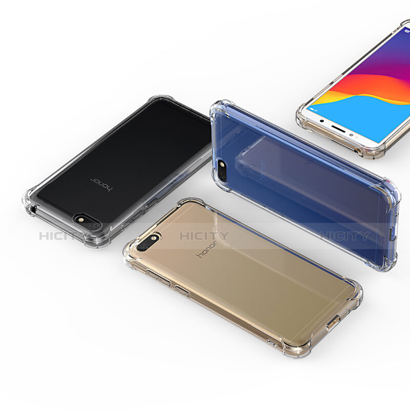 Funda Silicona Ultrafina Transparente T02 para Huawei Y5 (2018) Claro