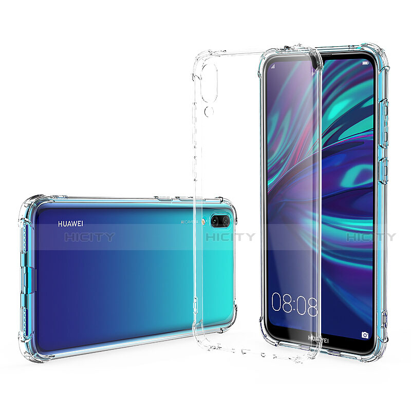 Funda Silicona Ultrafina Transparente T02 para Huawei Y7 (2019) Claro
