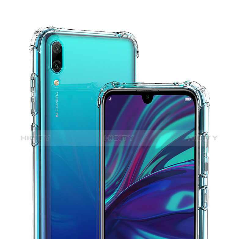 Funda Silicona Ultrafina Transparente T02 para Huawei Y7 Pro (2019) Claro