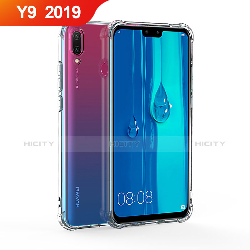 Funda Silicona Ultrafina Transparente T02 para Huawei Y9 (2019) Claro