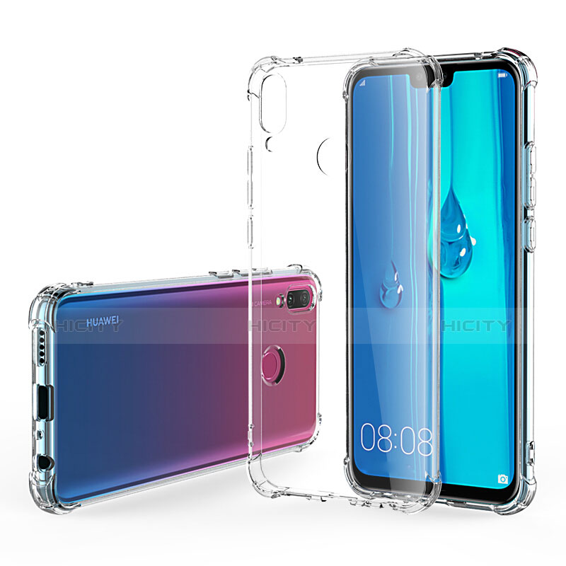 Funda Silicona Ultrafina Transparente T02 para Huawei Y9 (2019) Claro