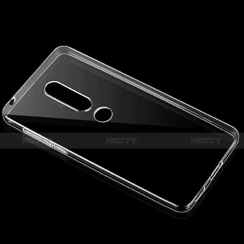 Funda Silicona Ultrafina Transparente T02 para Nokia X5 Claro