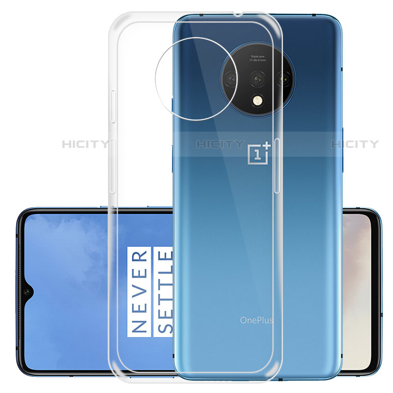 Funda Silicona Ultrafina Transparente T02 para OnePlus 7T Claro