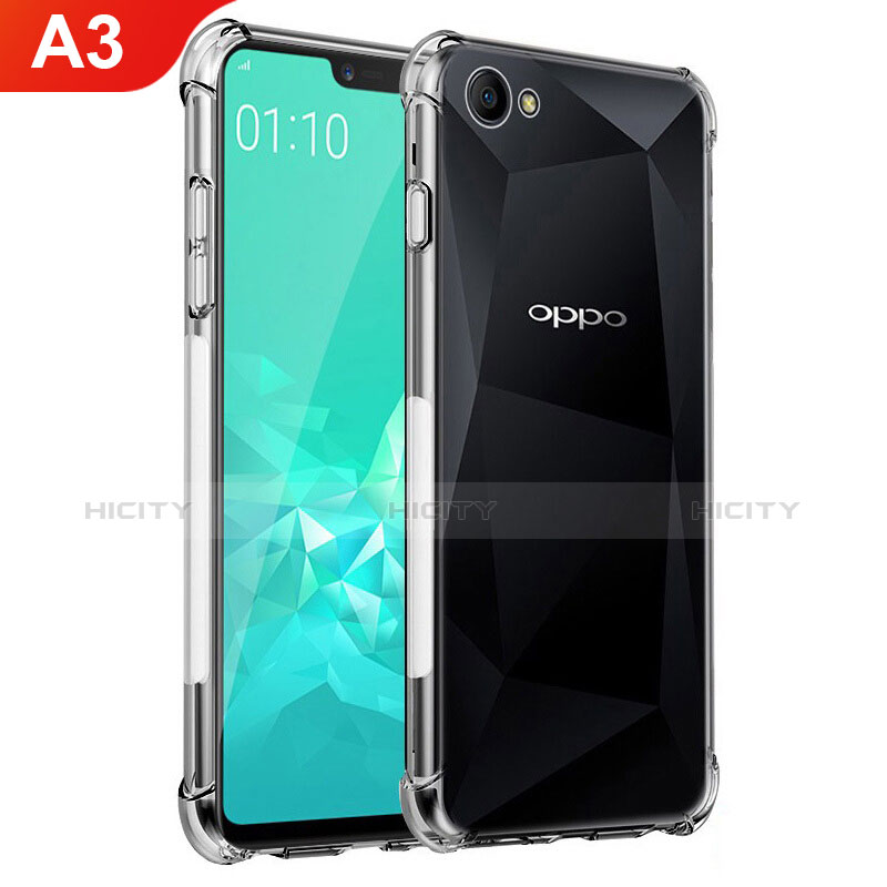 Funda Silicona Ultrafina Transparente T02 para Oppo A3 Claro