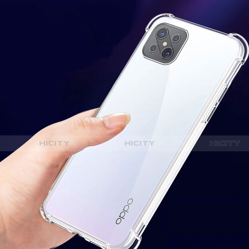 Funda Silicona Ultrafina Transparente T02 para Oppo A92s 5G Claro