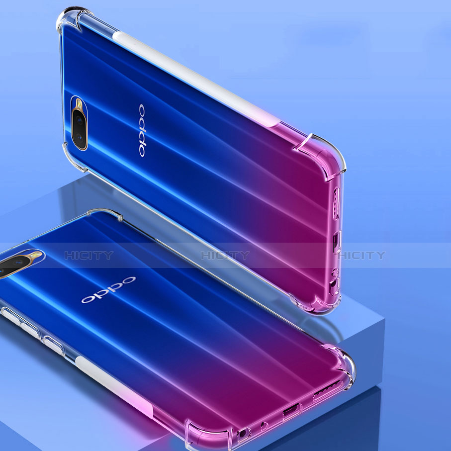 Funda Silicona Ultrafina Transparente T02 para Oppo R15X Claro