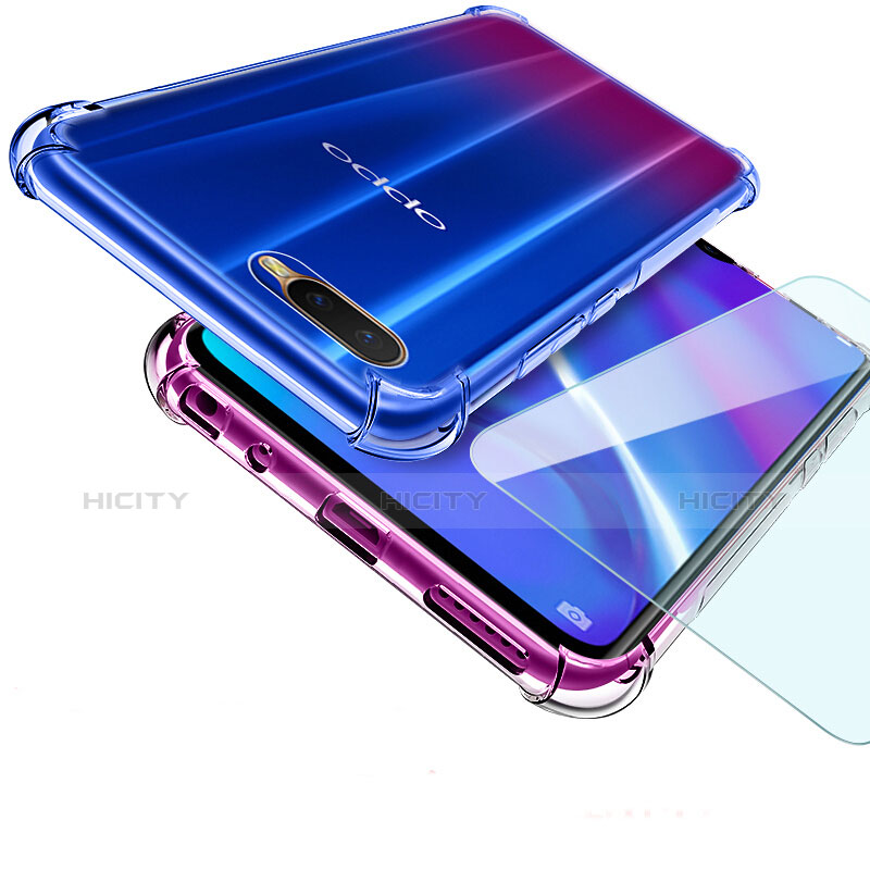 Funda Silicona Ultrafina Transparente T02 para Oppo R15X Claro