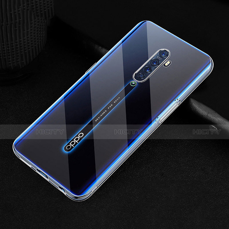 Funda Silicona Ultrafina Transparente T02 para Oppo Reno2 Claro