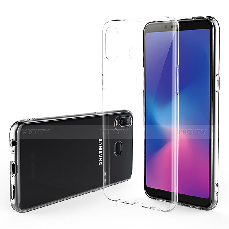 Funda Silicona Ultrafina Transparente T02 para Samsung Galaxy A6s Claro