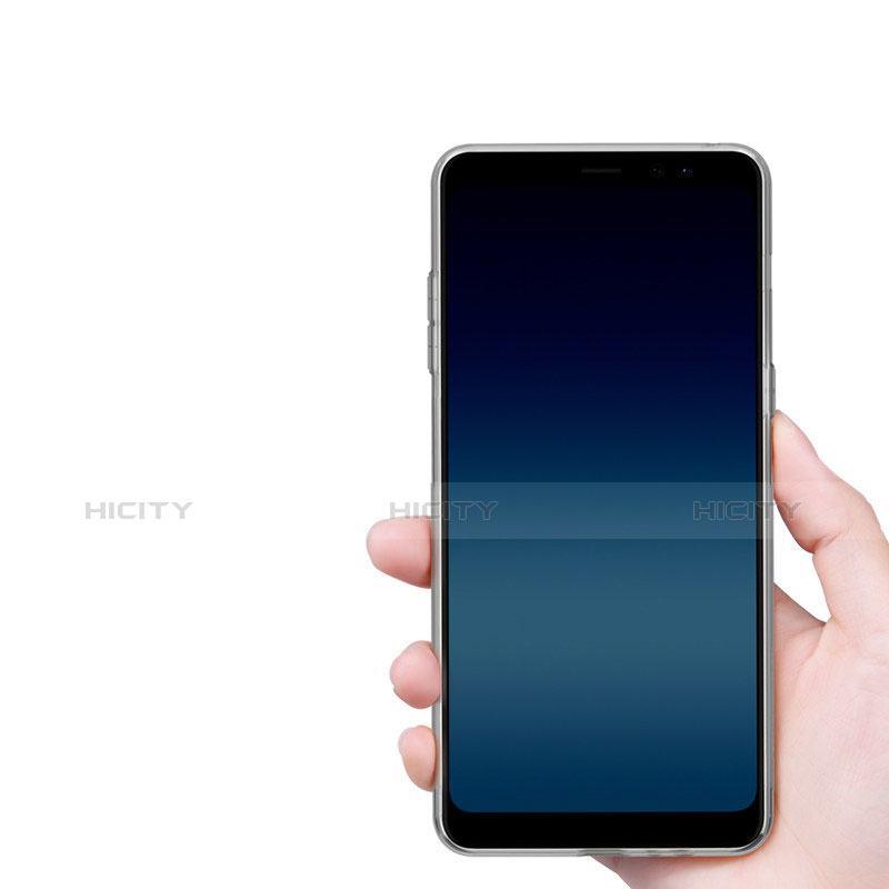 Funda Silicona Ultrafina Transparente T02 para Samsung Galaxy A8+ A8 Plus (2018) Duos A730F Claro