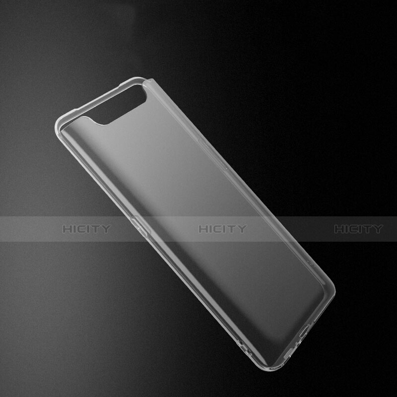 Funda Silicona Ultrafina Transparente T02 para Samsung Galaxy A80 Claro