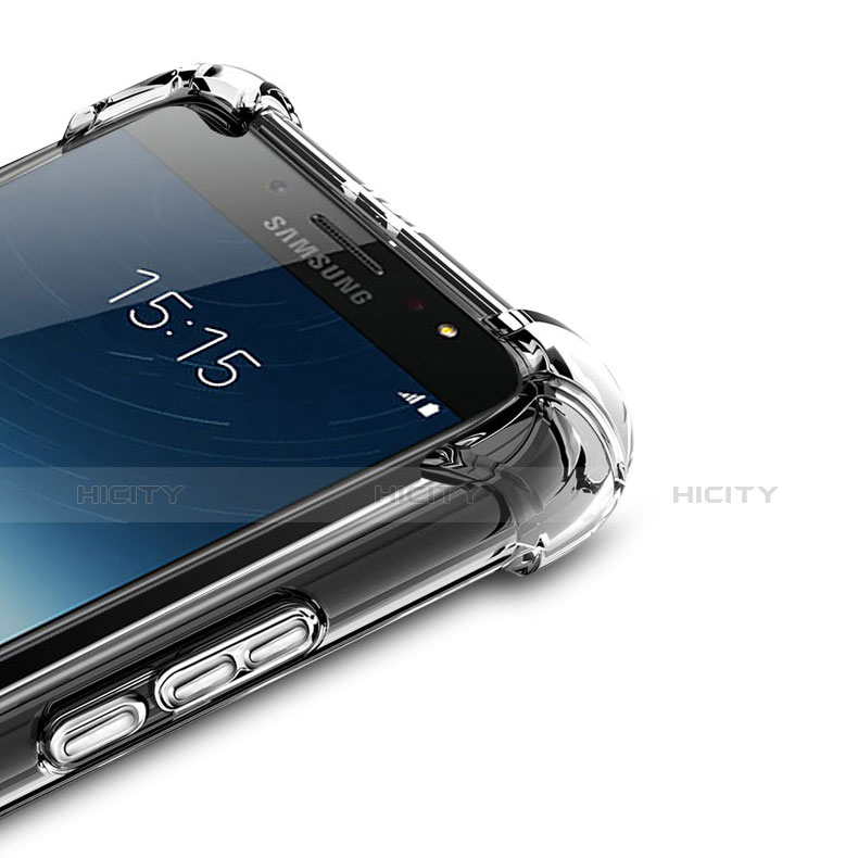 Funda Silicona Ultrafina Transparente T02 para Samsung Galaxy J7 Plus Claro
