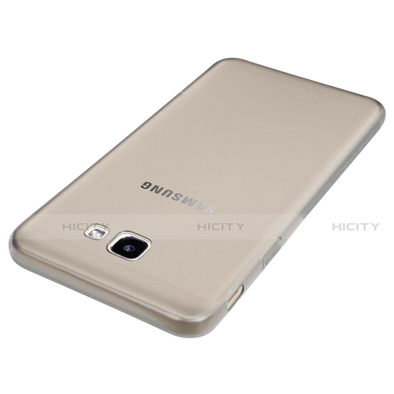 Funda Silicona Ultrafina Transparente T02 para Samsung Galaxy J7 Prime Gris
