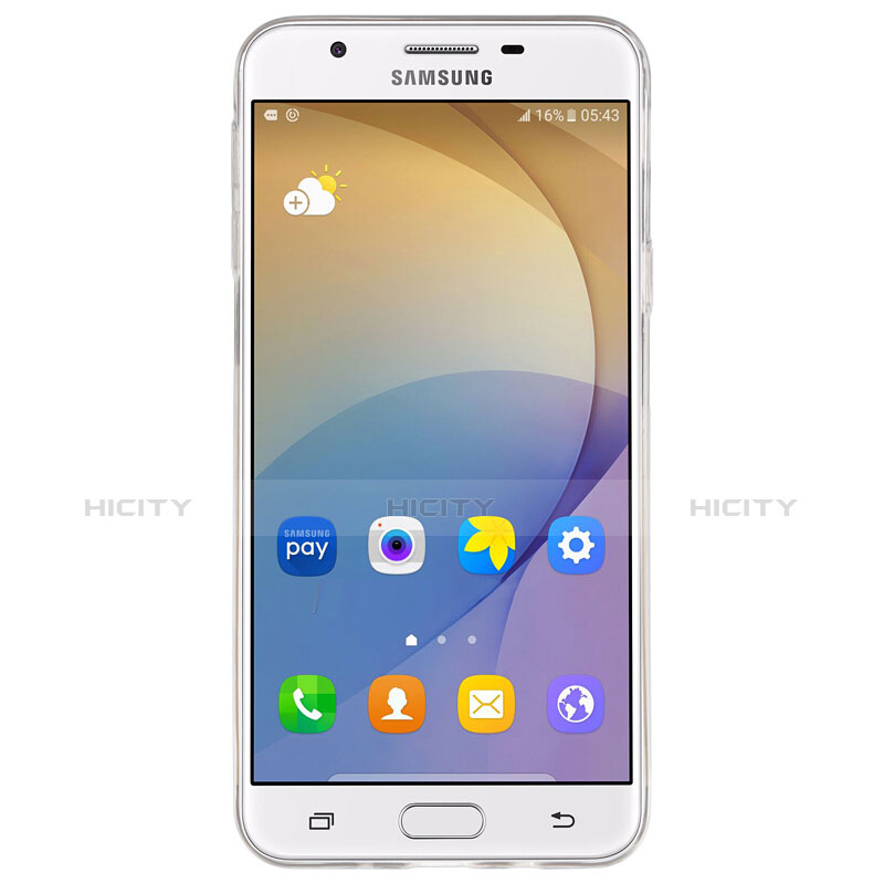 Funda Silicona Ultrafina Transparente T02 para Samsung Galaxy On7 (2016) G6100 Claro