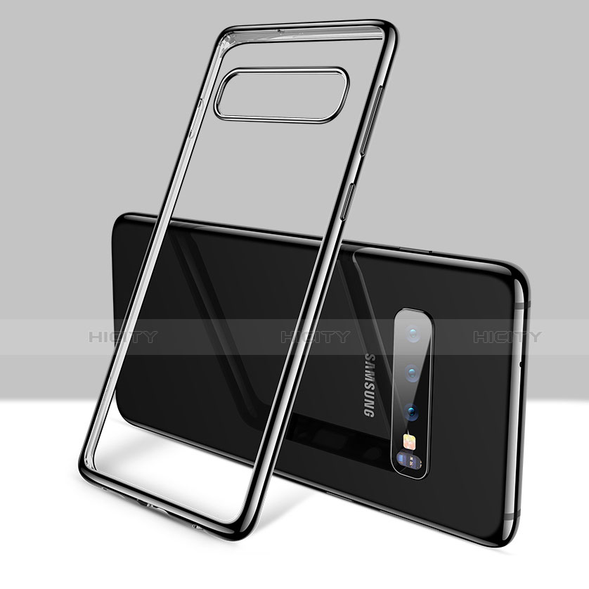 Funda Silicona Ultrafina Transparente T02 para Samsung Galaxy S10 5G Negro