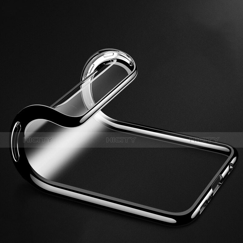 Funda Silicona Ultrafina Transparente T02 para Samsung Galaxy S10 Negro