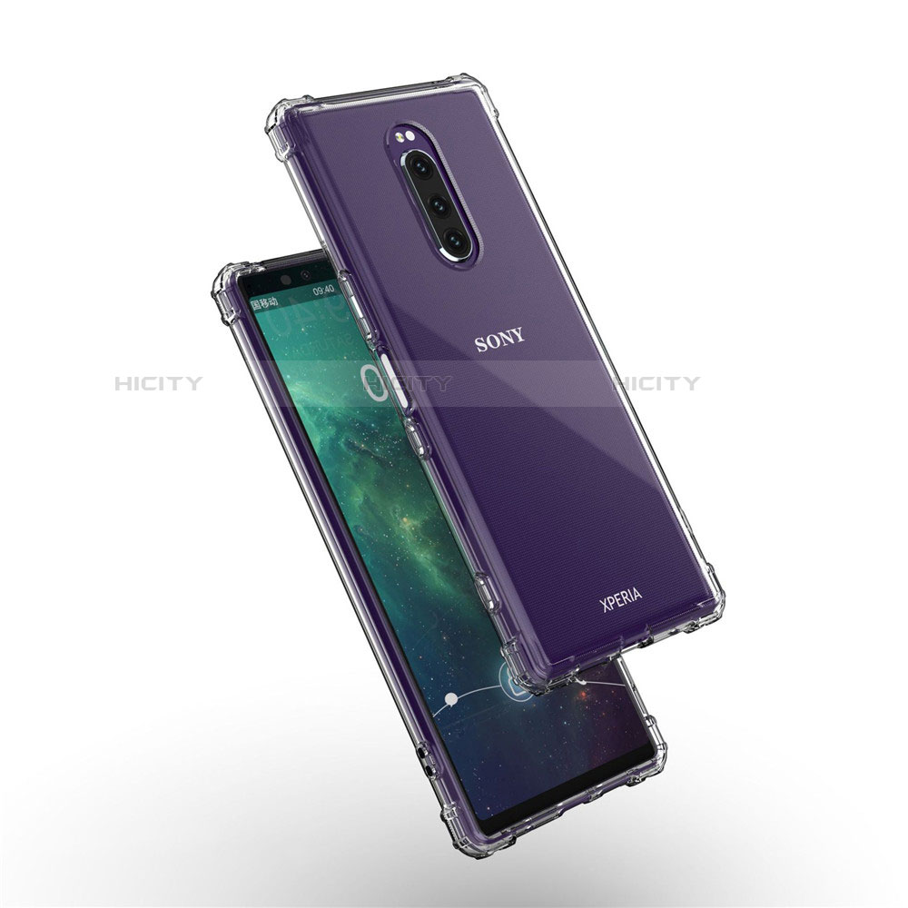 Funda Silicona Ultrafina Transparente T02 para Sony Xperia 1 Claro