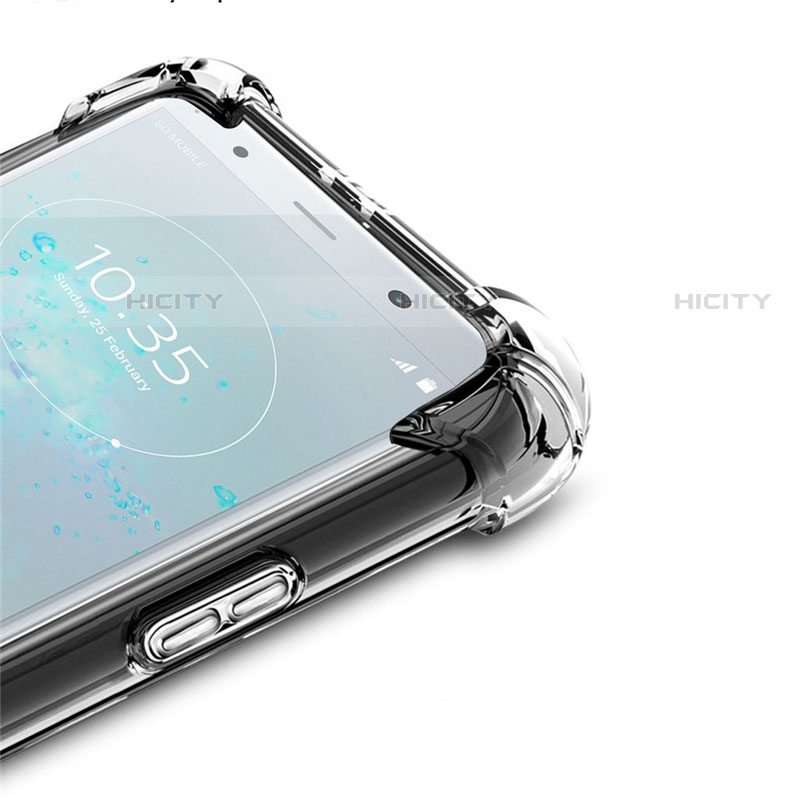 Funda Silicona Ultrafina Transparente T02 para Sony Xperia XZ2 Premium Claro