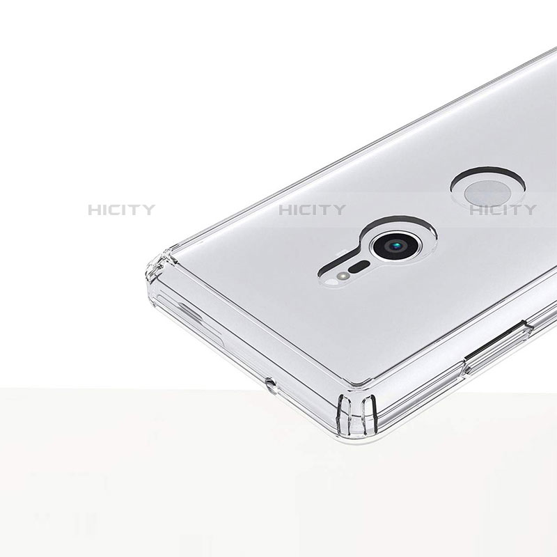 Funda Silicona Ultrafina Transparente T02 para Sony Xperia XZ3 Claro