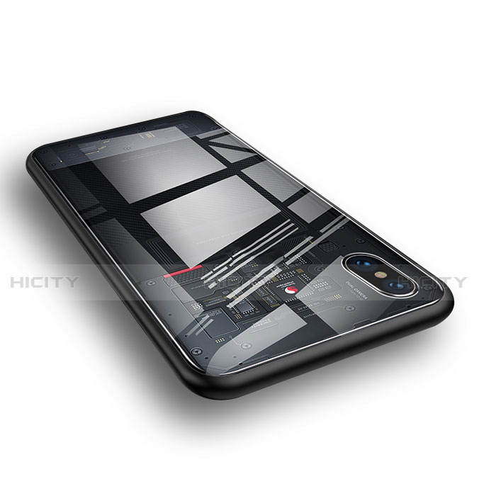 Funda Silicona Ultrafina Transparente T02 para Xiaomi Mi 8 Pro Global Version Negro