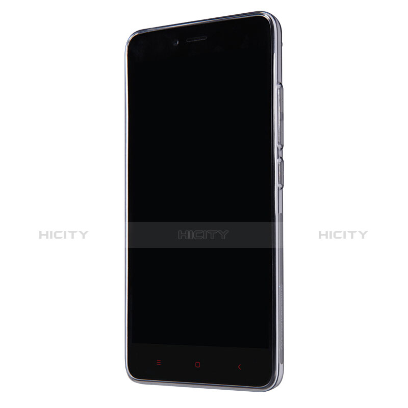 Funda Silicona Ultrafina Transparente T02 para Xiaomi Redmi Note 2 Gris