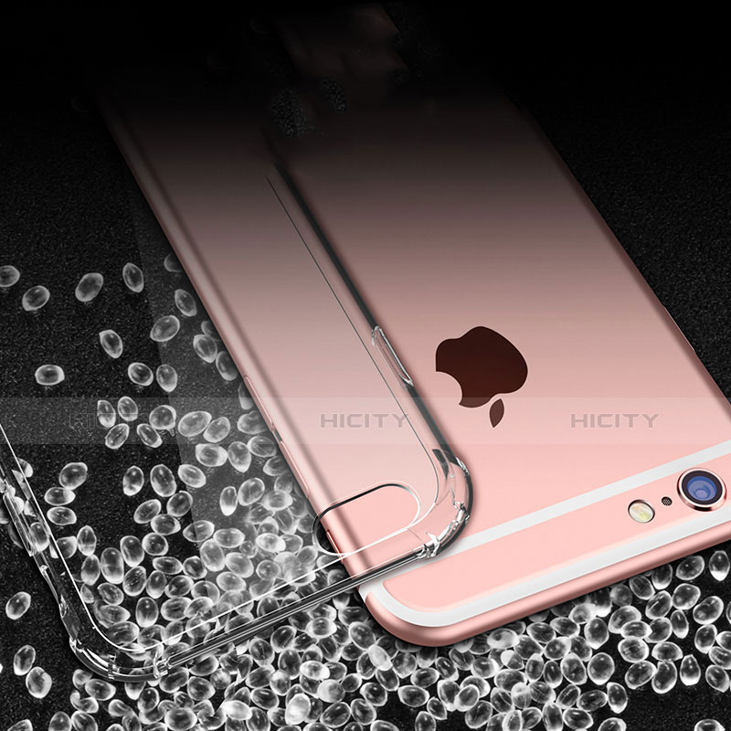 Funda Silicona Ultrafina Transparente T03 para Apple iPhone 6S Plus Claro
