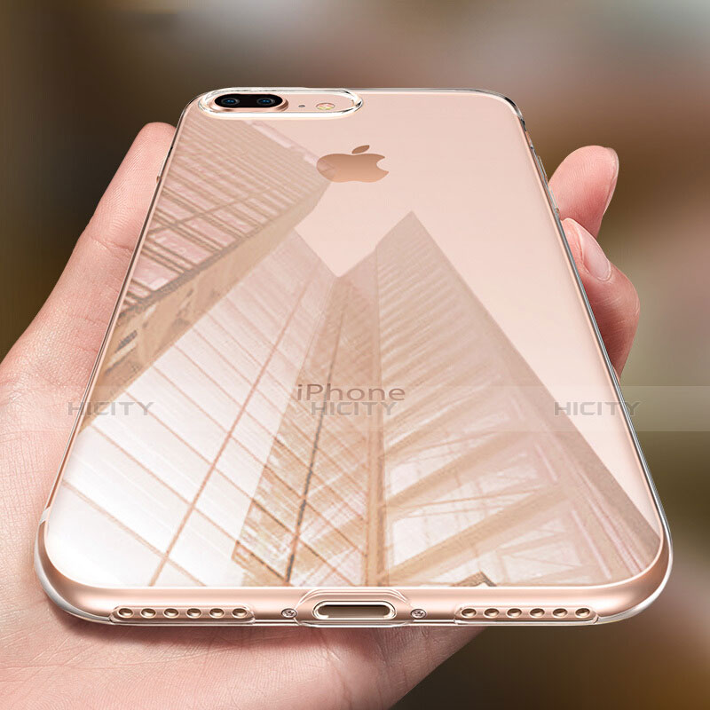 Funda Silicona Ultrafina Transparente T03 para Apple iPhone 7 Plus Claro