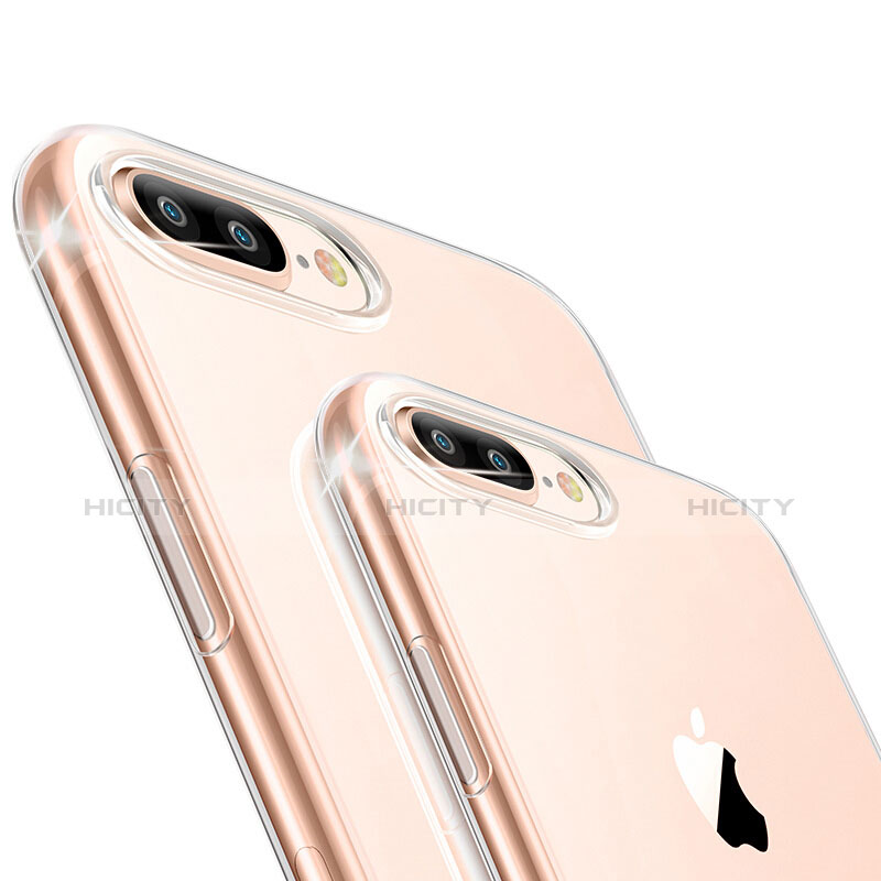 Funda Silicona Ultrafina Transparente T03 para Apple iPhone 8 Plus Claro