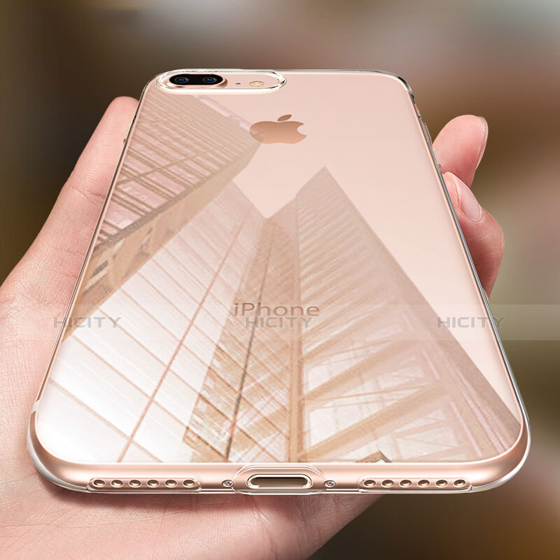 Funda Silicona Ultrafina Transparente T03 para Apple iPhone 8 Plus Claro