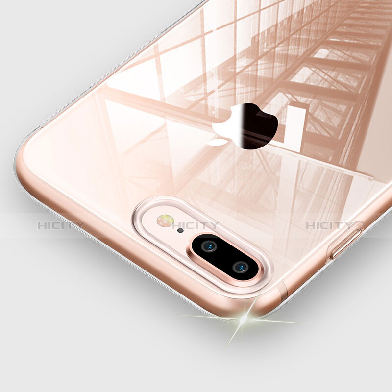 Funda Silicona Ultrafina Transparente T03 para Apple iPhone 8 Plus Claro