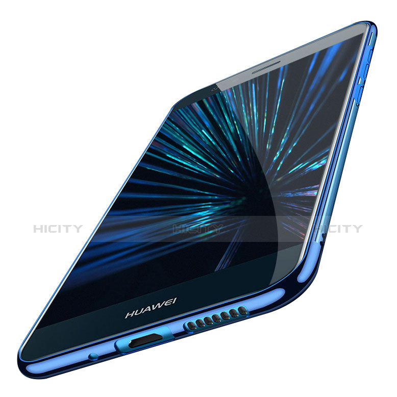 Funda Silicona Ultrafina Transparente T04 para Huawei GR3 (2017) Azul