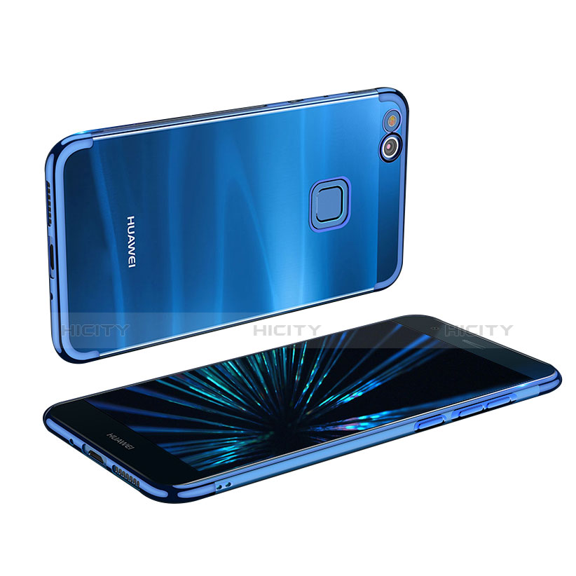 Funda Silicona Ultrafina Transparente T04 para Huawei GR3 (2017) Azul