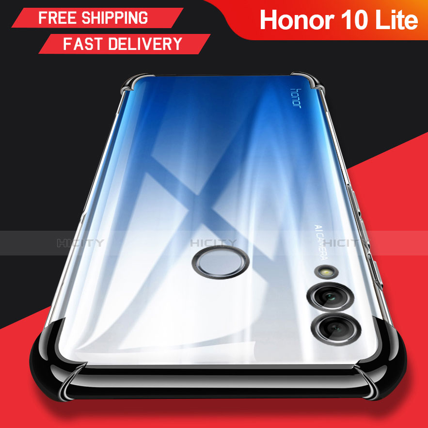 Funda Silicona Ultrafina Transparente T04 para Huawei Honor 10 Lite Claro