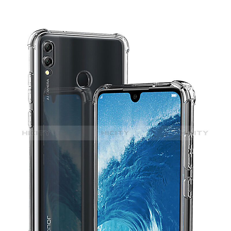 Funda Silicona Ultrafina Transparente T04 para Huawei Honor 8X Max Claro