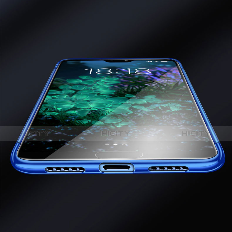 Funda Silicona Ultrafina Transparente T04 para Huawei P20 Azul