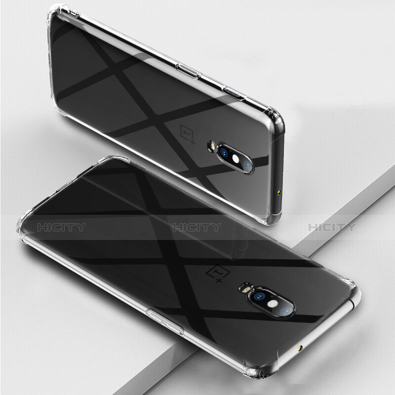 Funda Silicona Ultrafina Transparente T04 para OnePlus 6T Claro