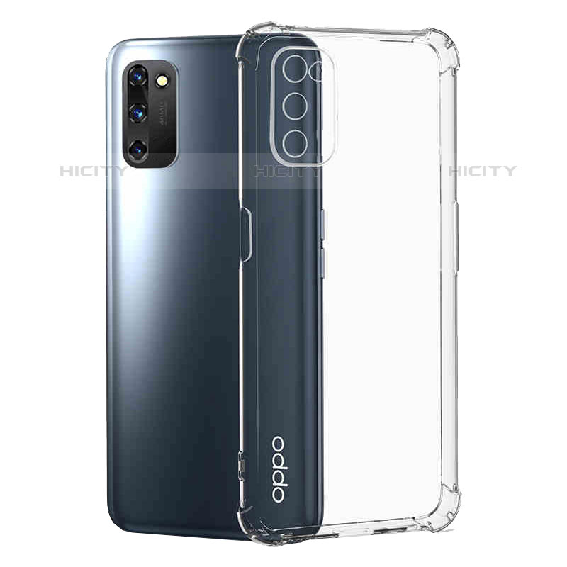 Funda Silicona Ultrafina Transparente T04 para Oppo A55 5G Claro