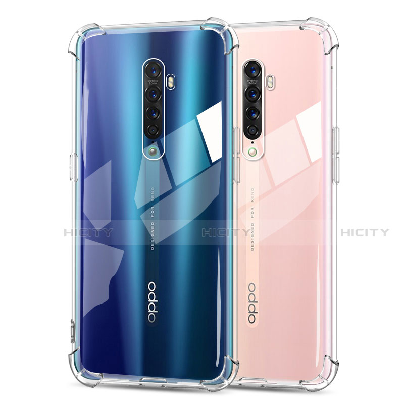 Funda Silicona Ultrafina Transparente T04 para Oppo Reno2 Claro