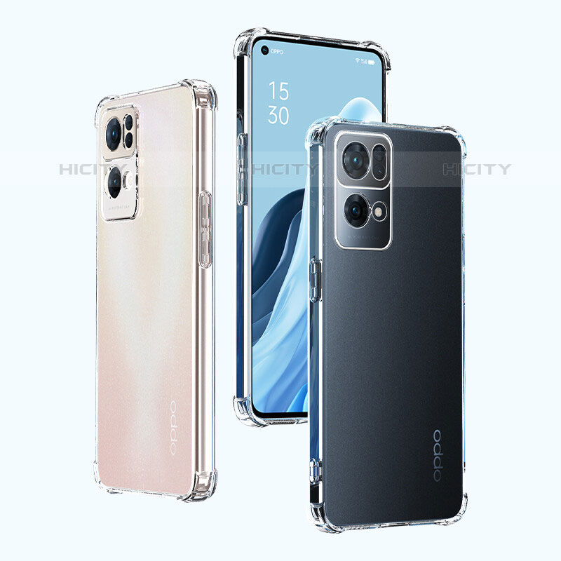 Funda Silicona Ultrafina Transparente T04 para Oppo Reno7 Pro 5G Claro