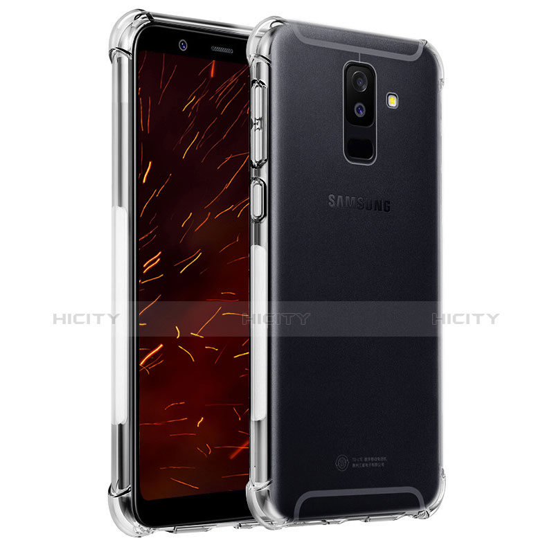 Funda Silicona Ultrafina Transparente T04 para Samsung Galaxy A6 Plus (2018) Claro