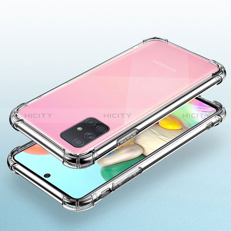 Funda Silicona Ultrafina Transparente T04 para Samsung Galaxy A71 5G Claro