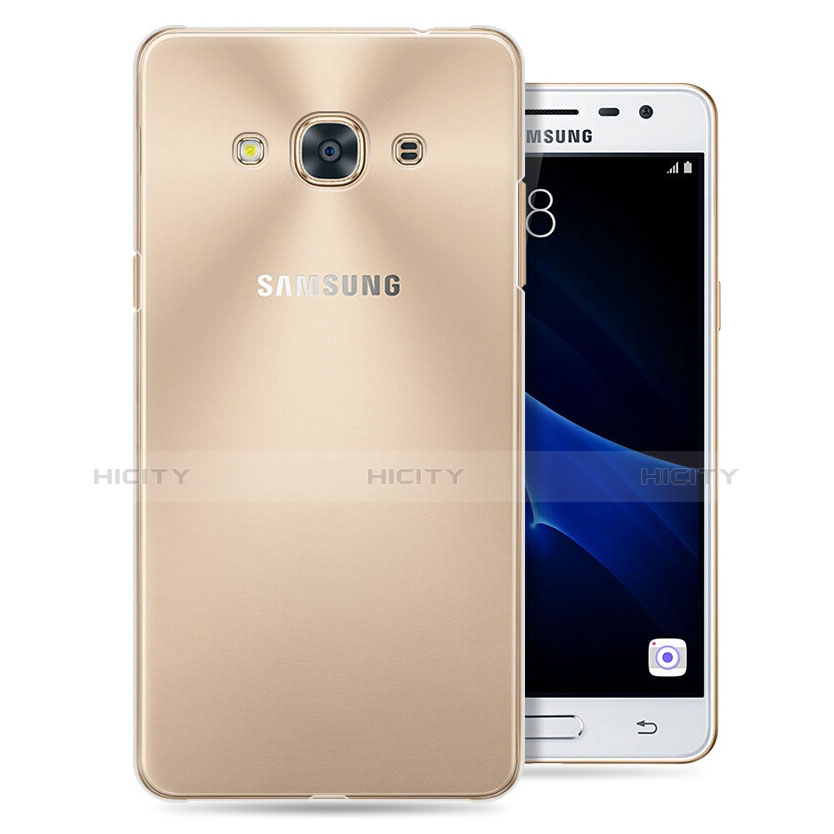 Funda Silicona Ultrafina Transparente T04 para Samsung Galaxy J3 Pro (2016) J3110 Claro