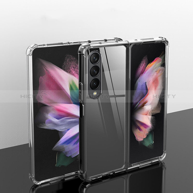 Funda Silicona Ultrafina Transparente T04 para Samsung Galaxy Z Fold3 5G Claro