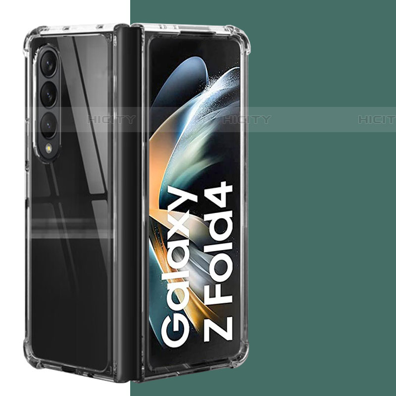 Funda Silicona Ultrafina Transparente T04 para Samsung Galaxy Z Fold4 5G Claro